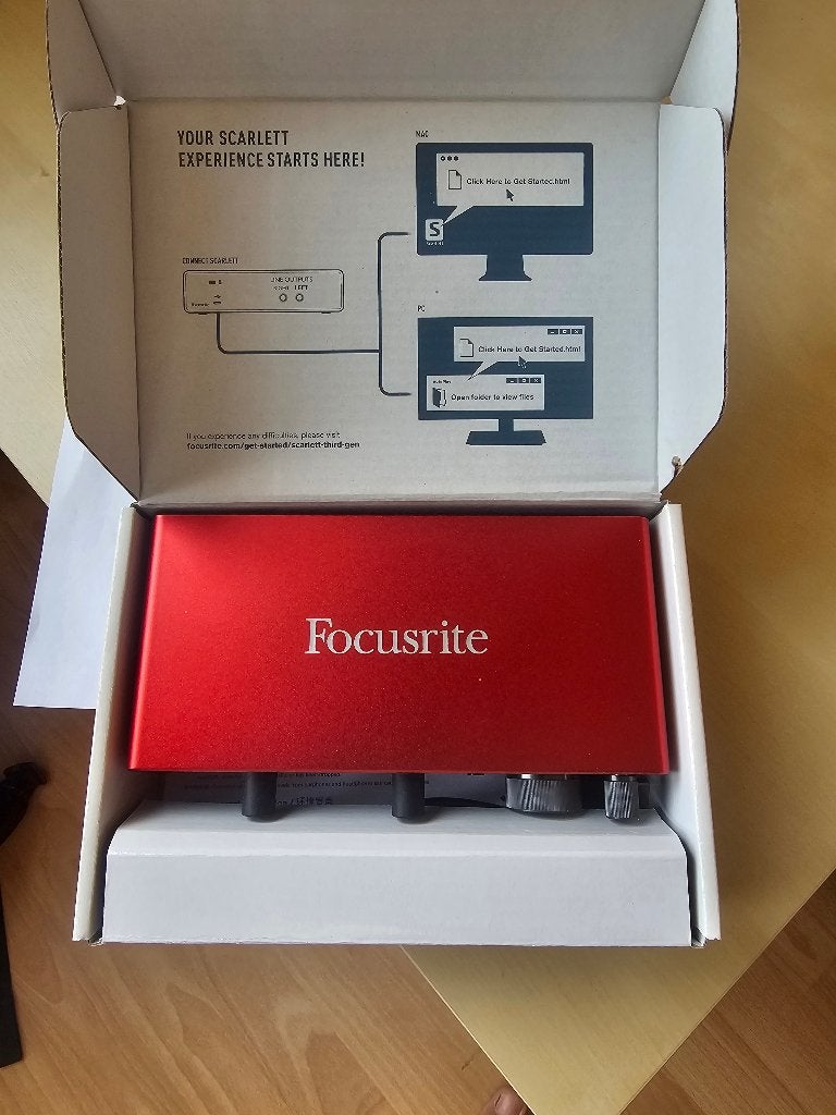 Focusrite Scarlett 2i2  Audio-Interface - Zo goed als nieuw!, Audio, Tv en Foto, Ophalen, Zo goed als nieuw, Audio