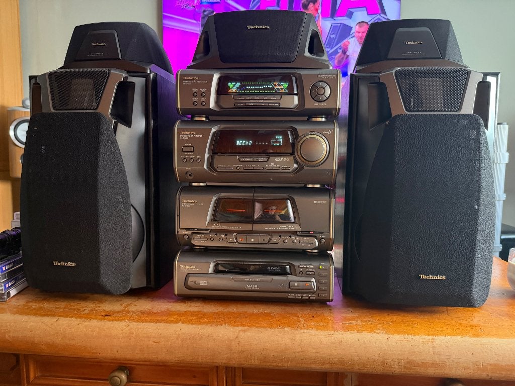Technics, Enlèvement, Utilisé, Deck cassettes ou Lecteur-enregistreur de cassettes, Micro chaîne