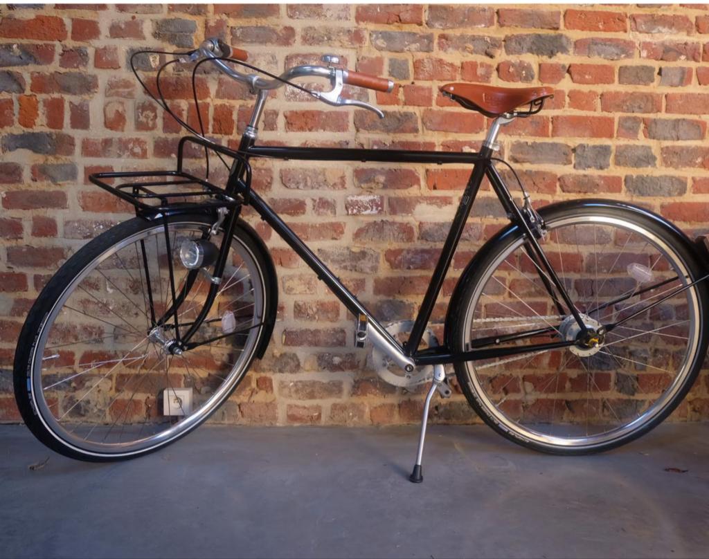 Zwarte stadsfiets Pelago, Fietsen en Brommers, Fietsen | Heren | Sportfietsen en Toerfietsen, Ophalen