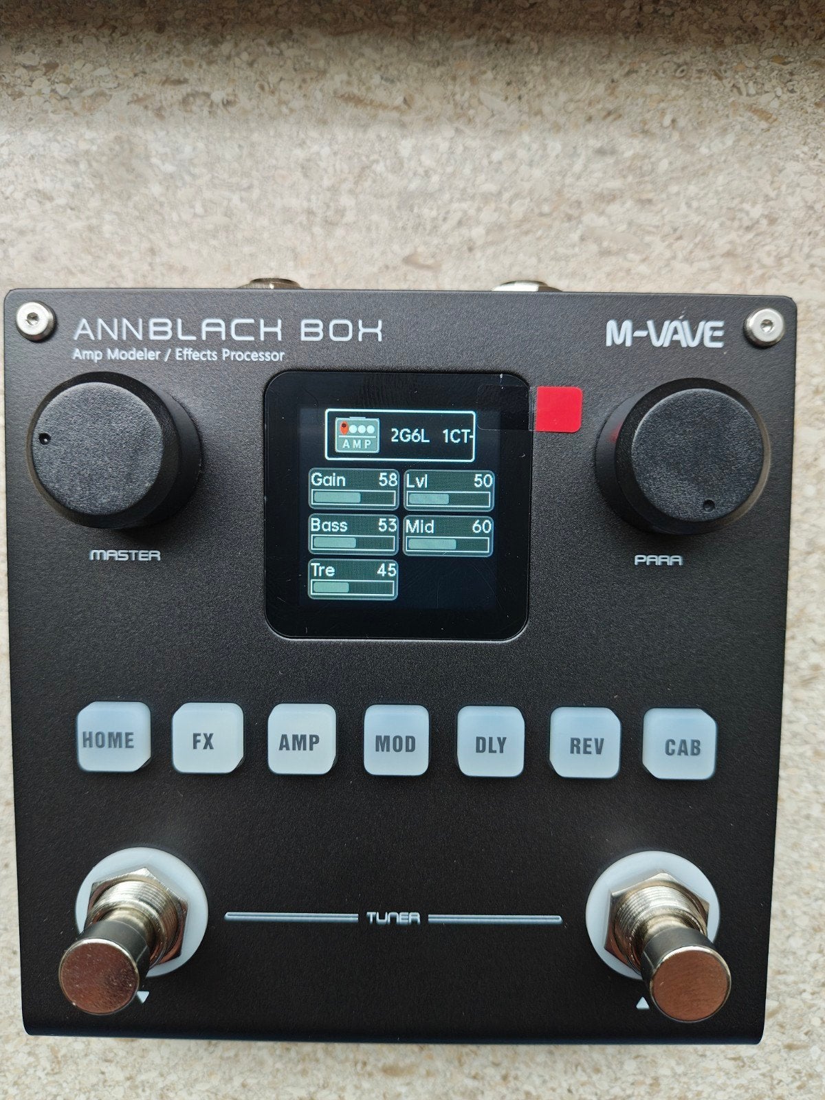 M-VAVE ANN Blackbox Multi-Effects Pedal, Guitar & Bass, NEW, Enlèvement ou Envoi, Volume