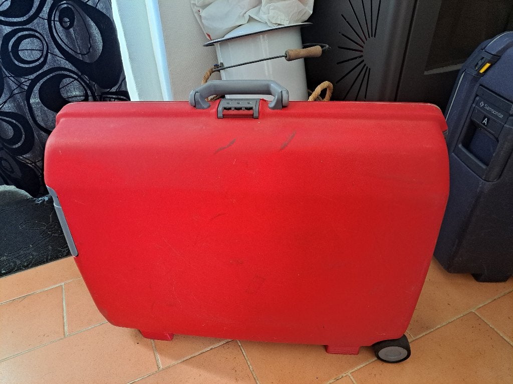 Samsonite valise rigide, Uitschuifbare handgreep, Hard kunststof, 45 tot 55 cm, Zo goed als nieuw