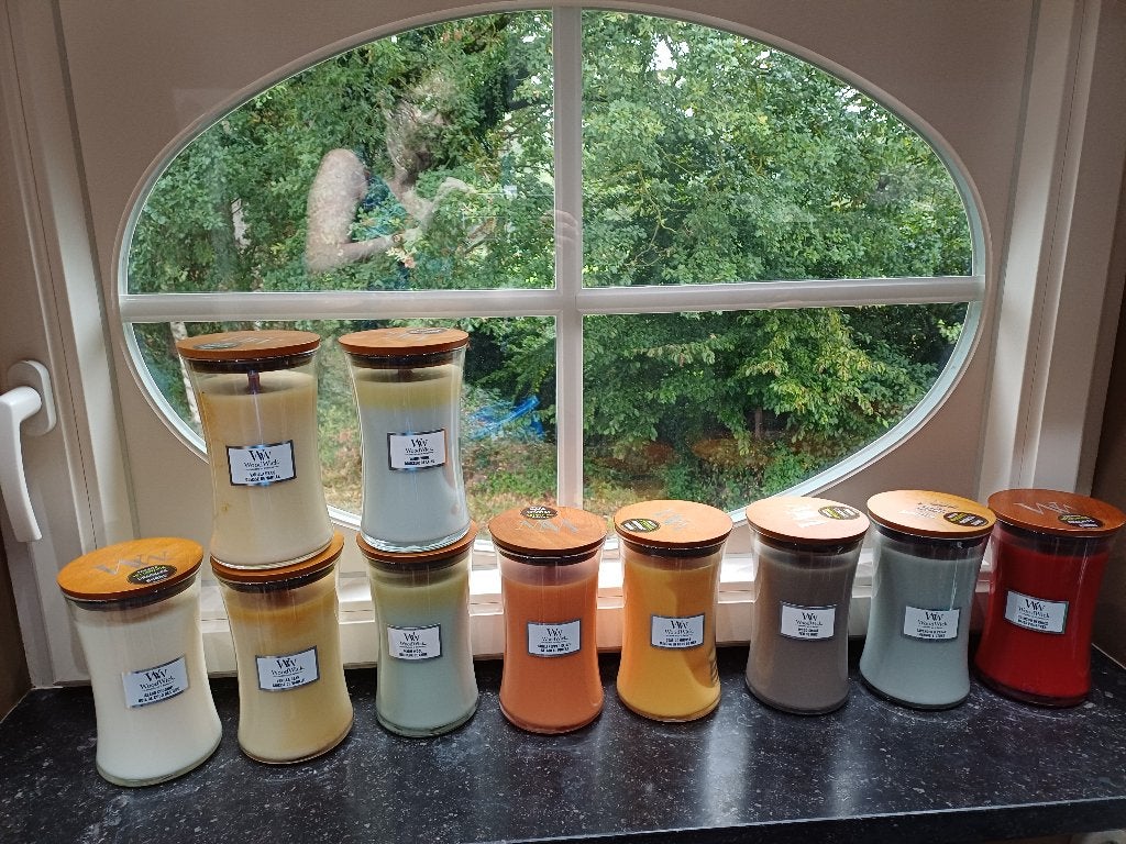 Geurkaarsen, Ophalen, Woodwick, Nieuw, Glas