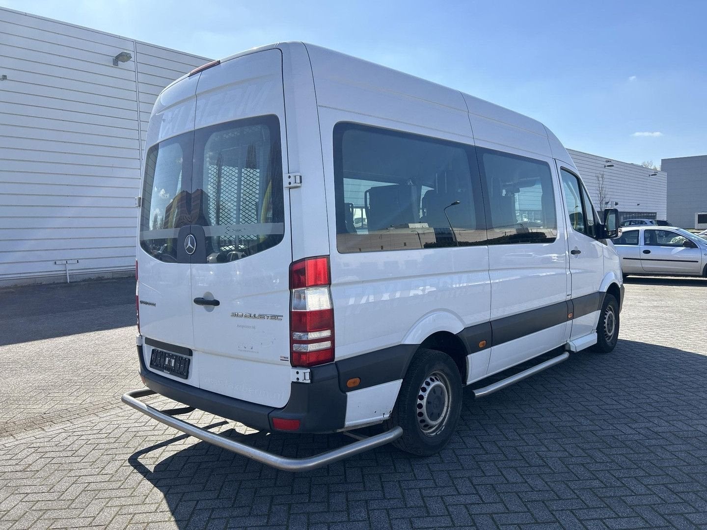 Mercedes-Benz Sprinter 313 2.2 BlueTEC 366 9P. | € 7.950,- N, Auto's, Mercedes-Benz, 197 g/km, Monovolume, Zwart, Wit