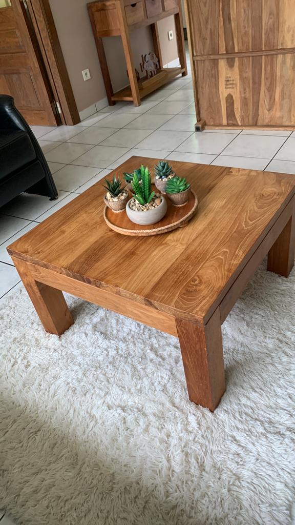 Table en teck haute qualité, Enlèvement, Comme neuf, Teck