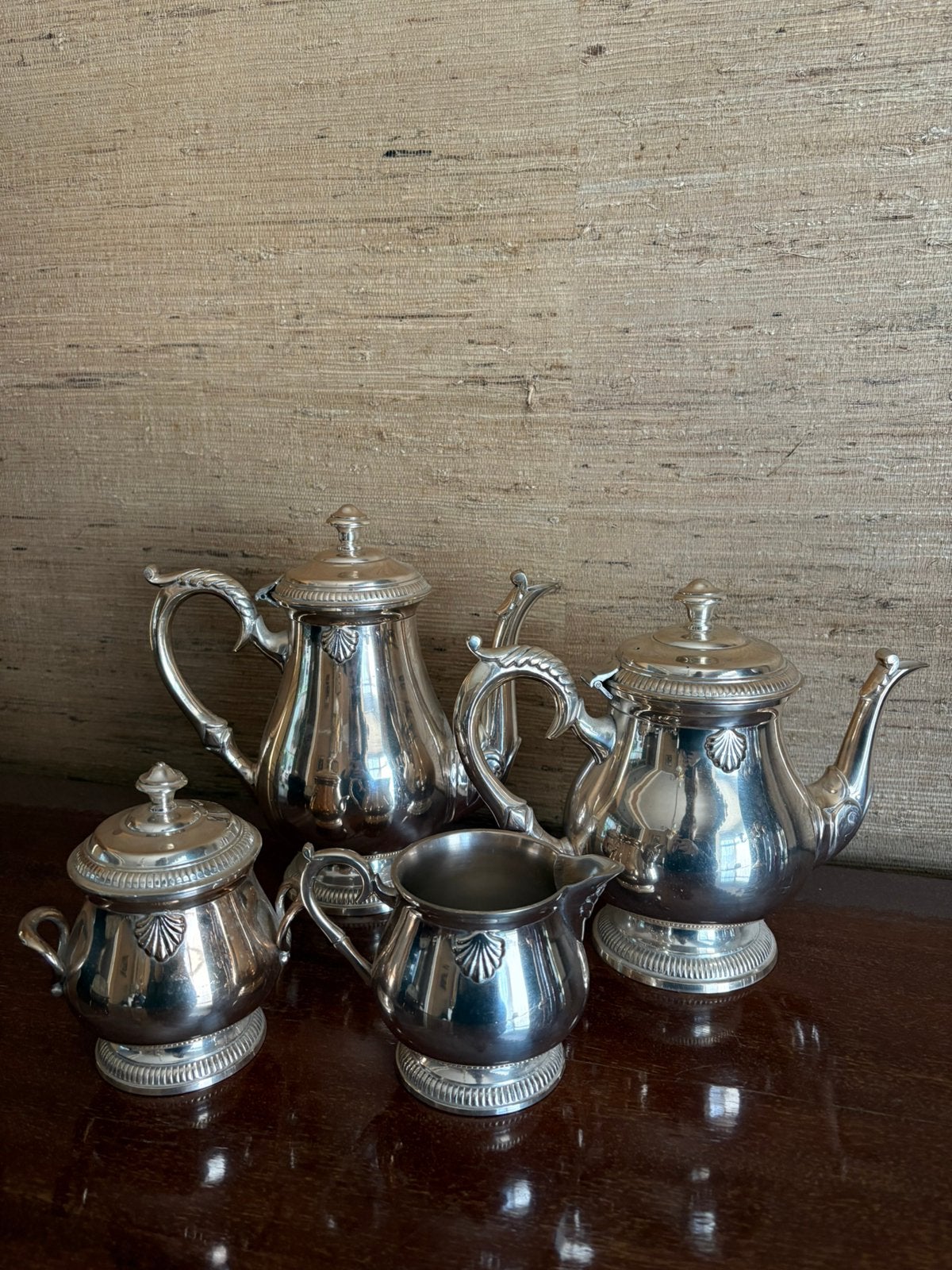 Koffie- en theeservies, Antiek en Kunst, Ophalen of Verzenden, Zilver