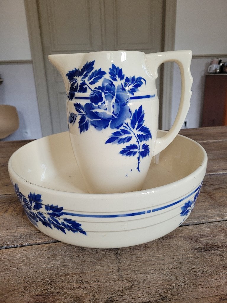 Ensemble de toilette ancien - Moulin des loups & Hamage, Antiquités & Art, Enlèvement