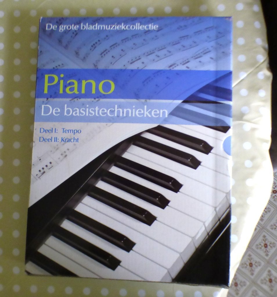 Boek Piano De basistechnieken in 2 delen, Ophalen of Verzenden, Zo goed als nieuw, Overige onderwerpen