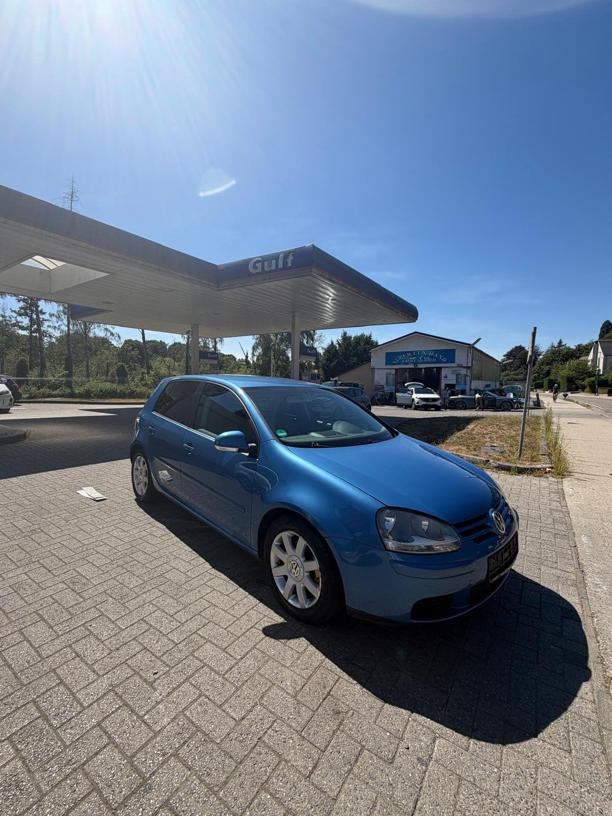 Golf 5 Benzine Lez 2030, Stof, Blauw, Automatische klimaatregeling, Handgeschakeld