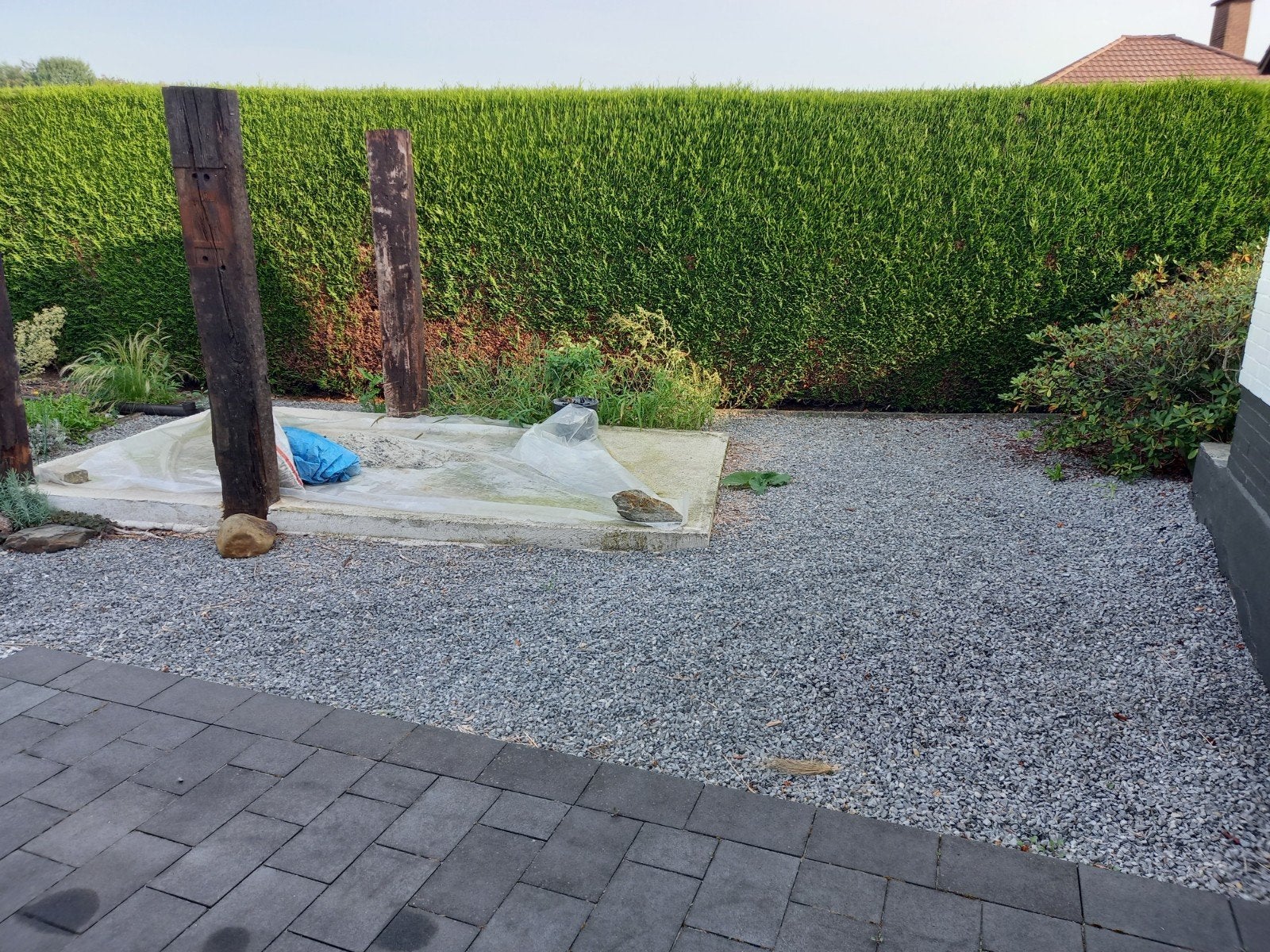 donkergrijze kiezels GRATIS, Tuin en Terras, Ophalen, Zo goed als nieuw, Grijs