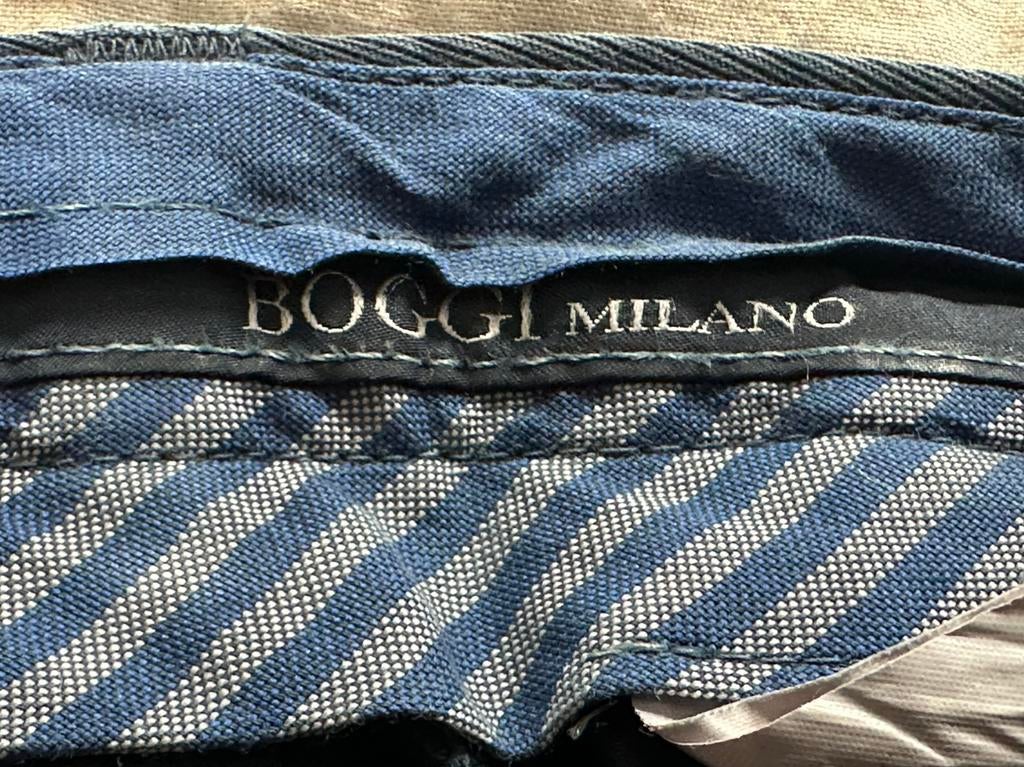 Exclusieve kostuumbroek Boggi Milano in perfecte staat, Kleding | Heren, Ophalen of Verzenden, Zo goed als nieuw, Maat 48/50 (M)