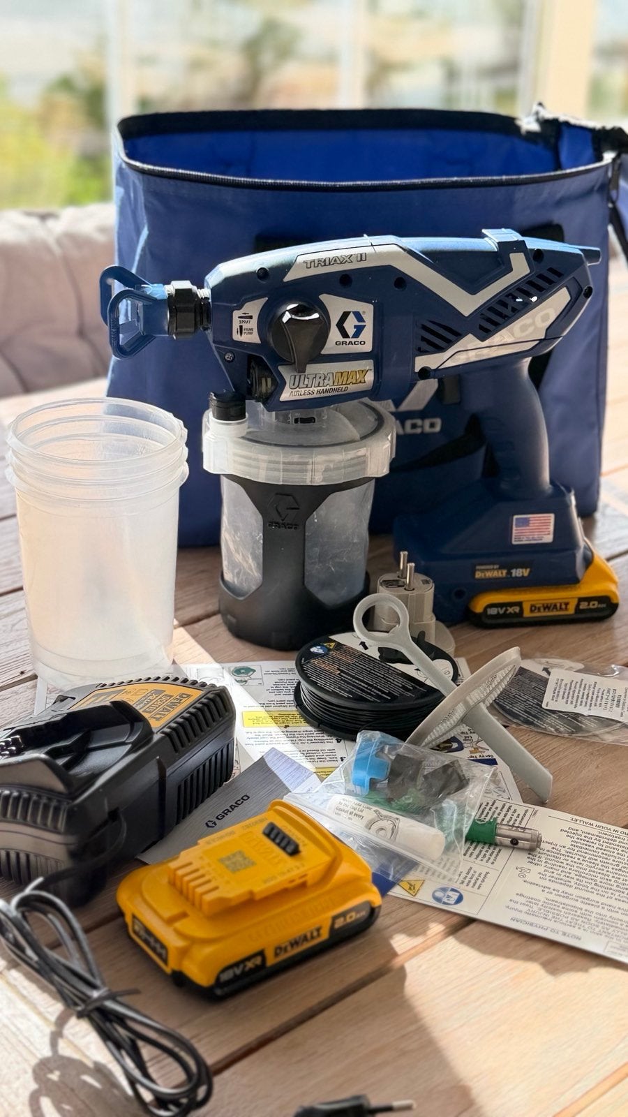 Graco 17P258 UltraMAX Cordless incl.2x 2,0Ah accu, Bricolage & Construction, Matériel de peinture, Enlèvement, Comme neuf