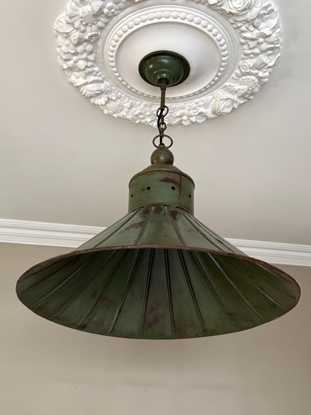 Stoere industriële fabriekslamp, Huis en Inrichting, Ophalen, Zo goed als nieuw