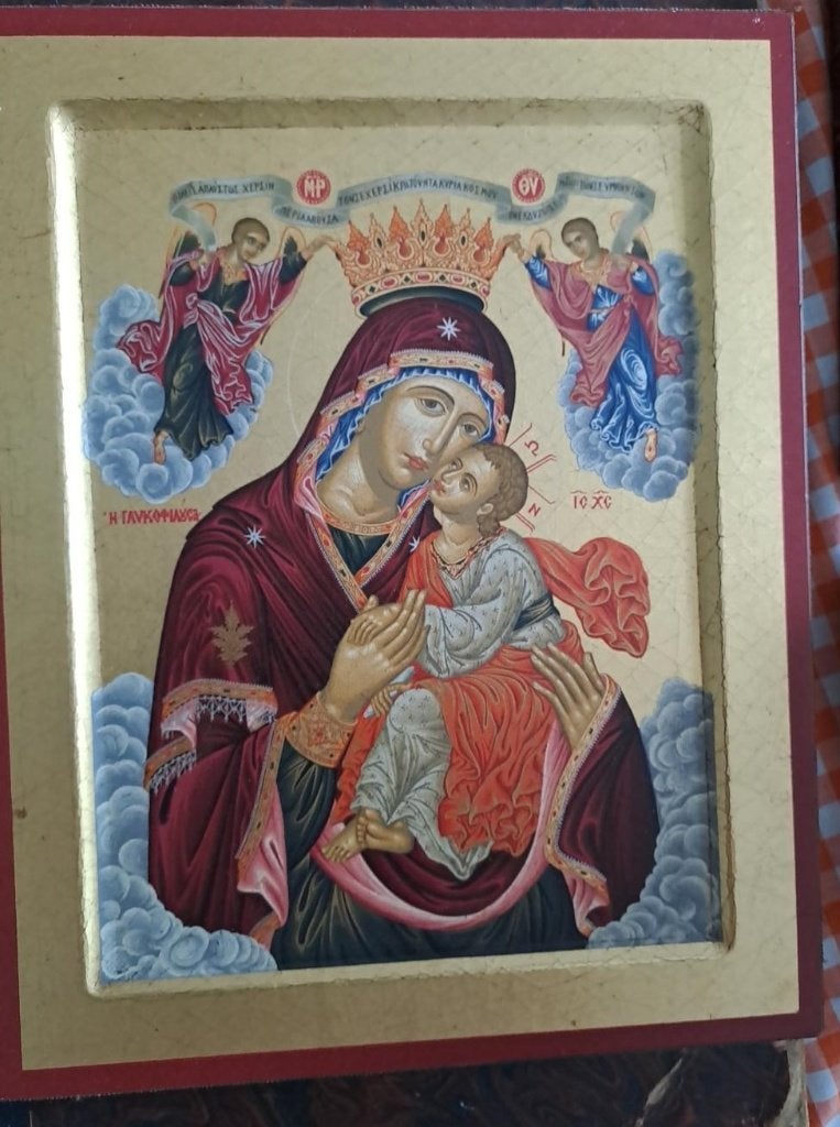 Icône grecque byzantine, Collections, Enlèvement, Utilisé, Autres types, Christianisme | Catholique