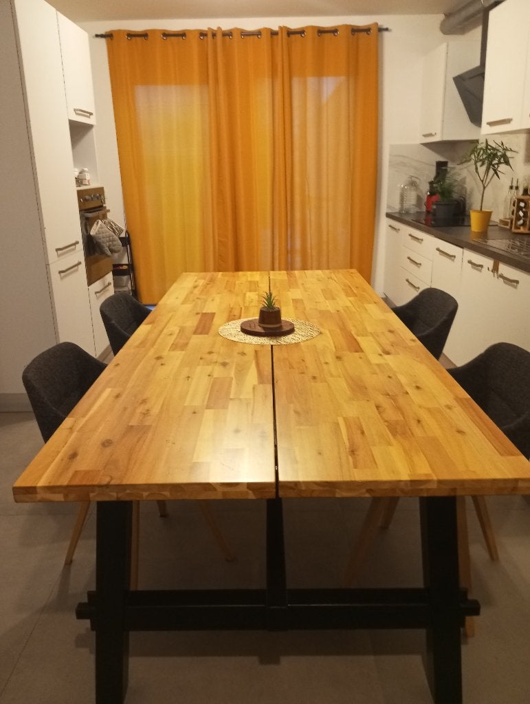 Table en bois moderne, Moderne et cosy, 100 à 150 cm, Enlèvement, Utilisé