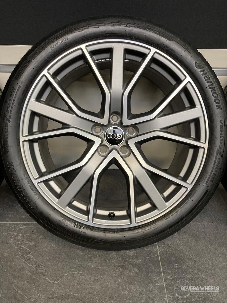 20” originele Audi Q3 F3 Sportback velgen + banden 5x112 83A, Auto-onderdelen, Banden en Velgen, Banden en Velgen, Zomerbanden