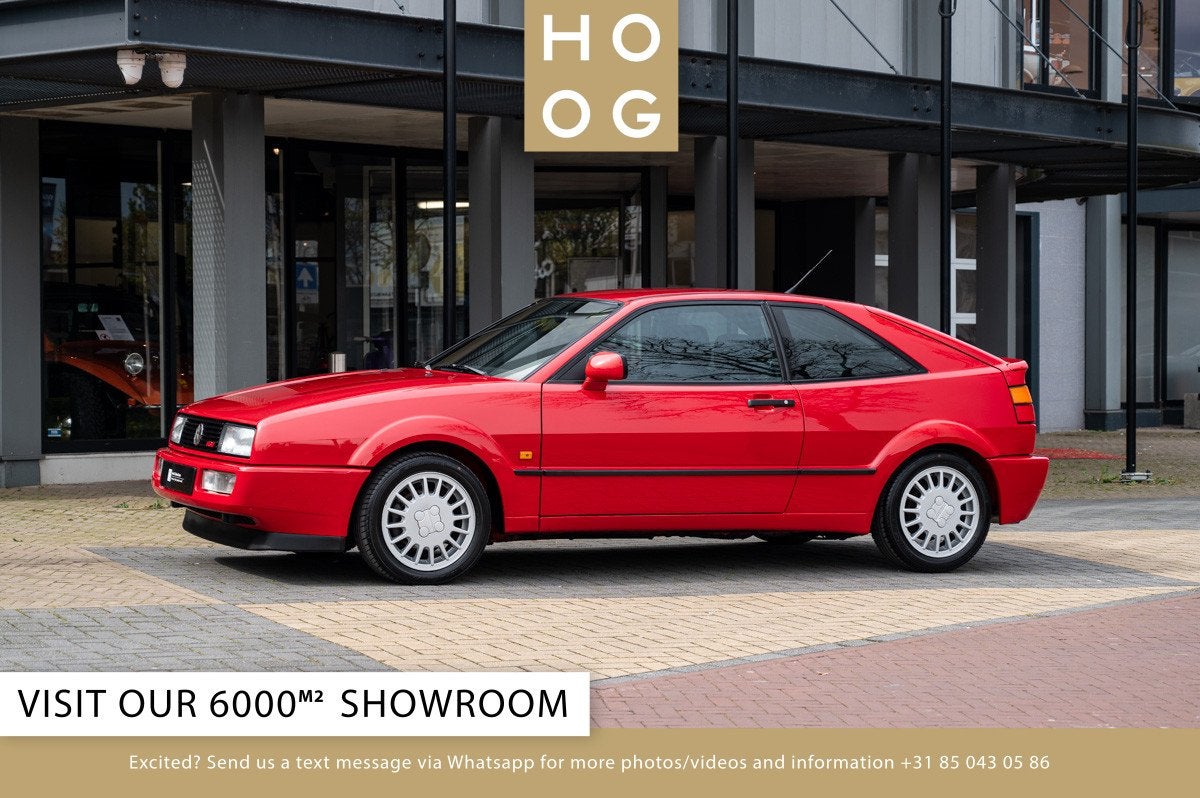 Volkswagen Corrado 1.8 16V (bj 1990), 100 kW, 4 zetels, Stof, 136 pk