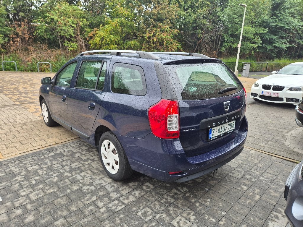 Dacia Logan MCV 0.9Tce 2014 78.000km Navi AC CC GARANTIE, Auto's, Dacia, Voorwielaandrijving, Stof, Zwart, Blauw