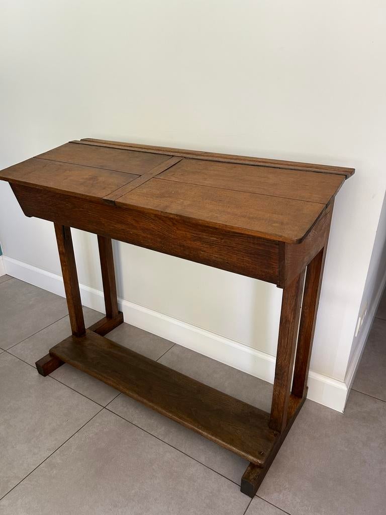 Vintage schoolbank, Ophalen of Verzenden, Zo goed als nieuw