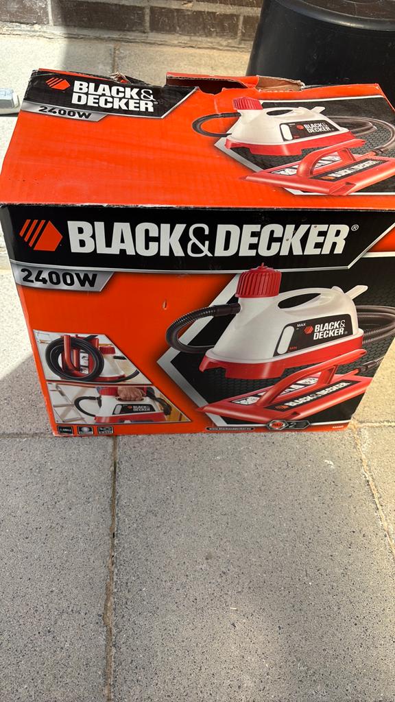 Black&decker behangafstomer 2400W, Consoles de jeu & Jeux vidéo, Consoles de jeu | Nintendo NES, Enlèvement, Utilisé