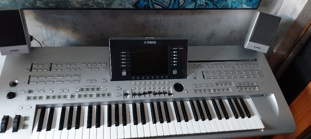 Yamaha tyros 4 met originele boxen en statief, Muziek en Instrumenten, Keyboards, Ophalen, Yamaha, Midi-aansluiting, 61 toetsen