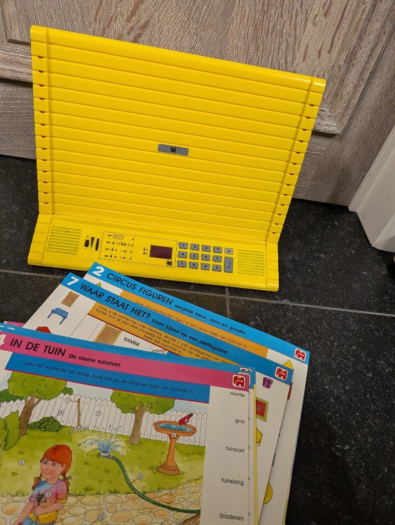Electro junior Jumbo (nostalgische "computer") voor 5-8 jaar, Ophalen of Verzenden, Zo goed als nieuw, Elektronica, Met licht