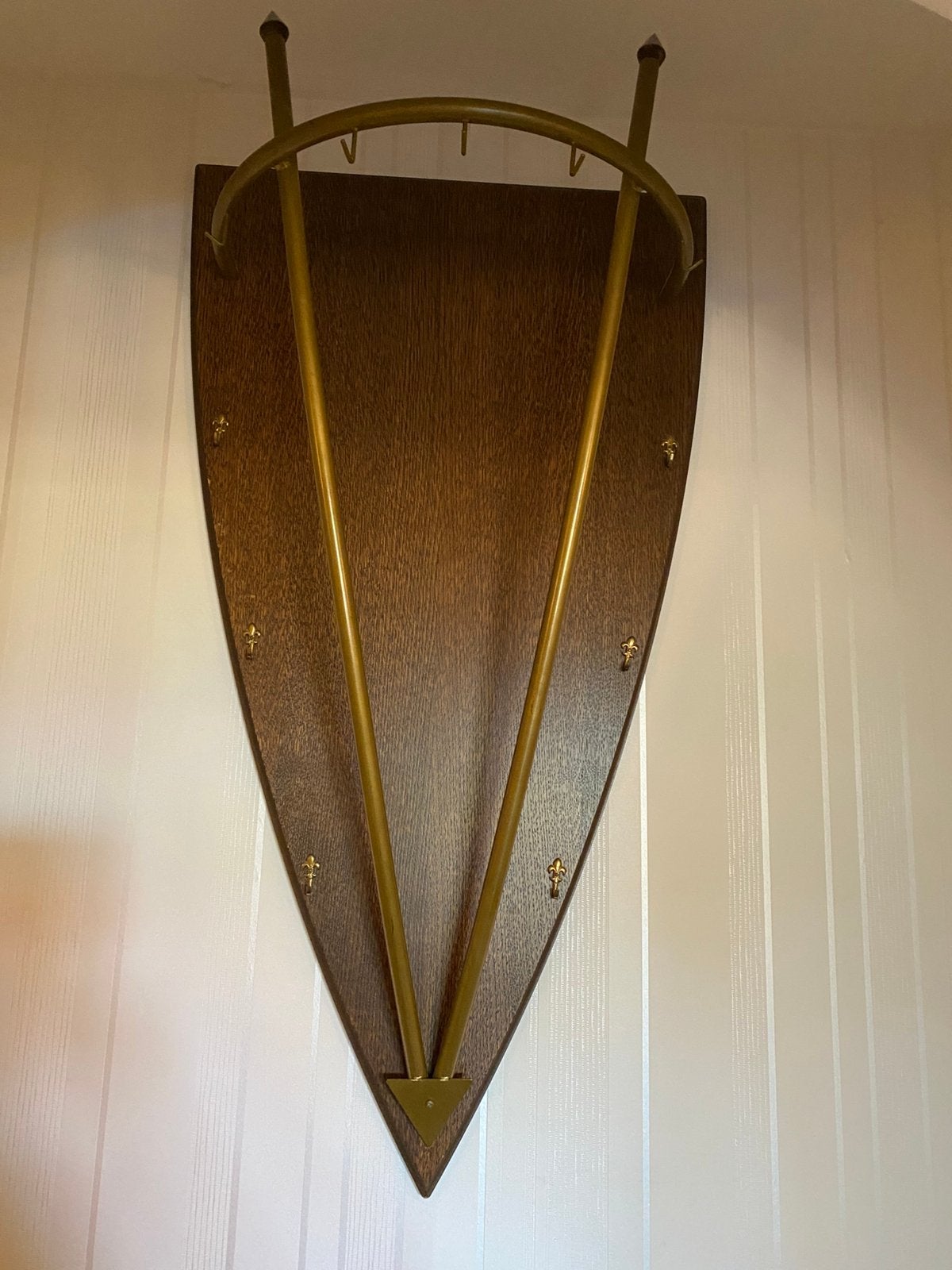 Porte-manteau fait main, Enlèvement, Comme neuf, Bois