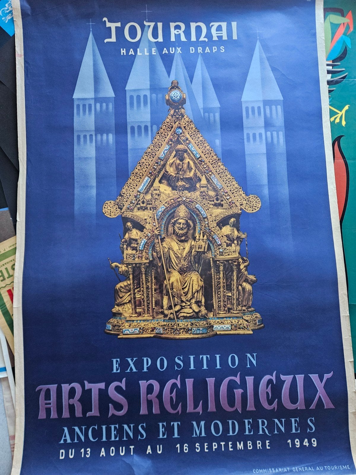 Affiche Doornik Tournai 1949, Verzenden