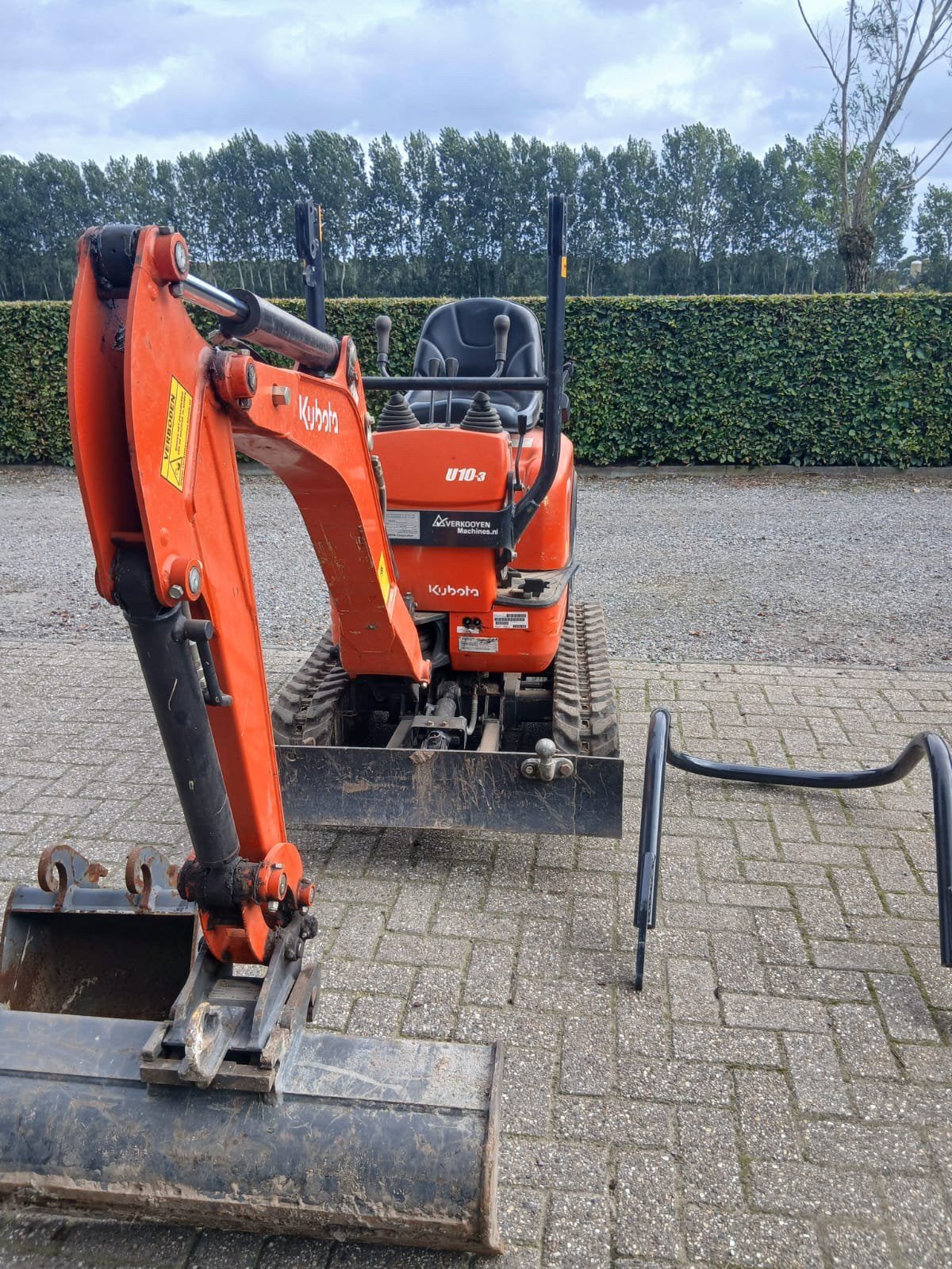 Kubota U10-3 Minigraver – 471 Uur, Ophalen, Graafmachine