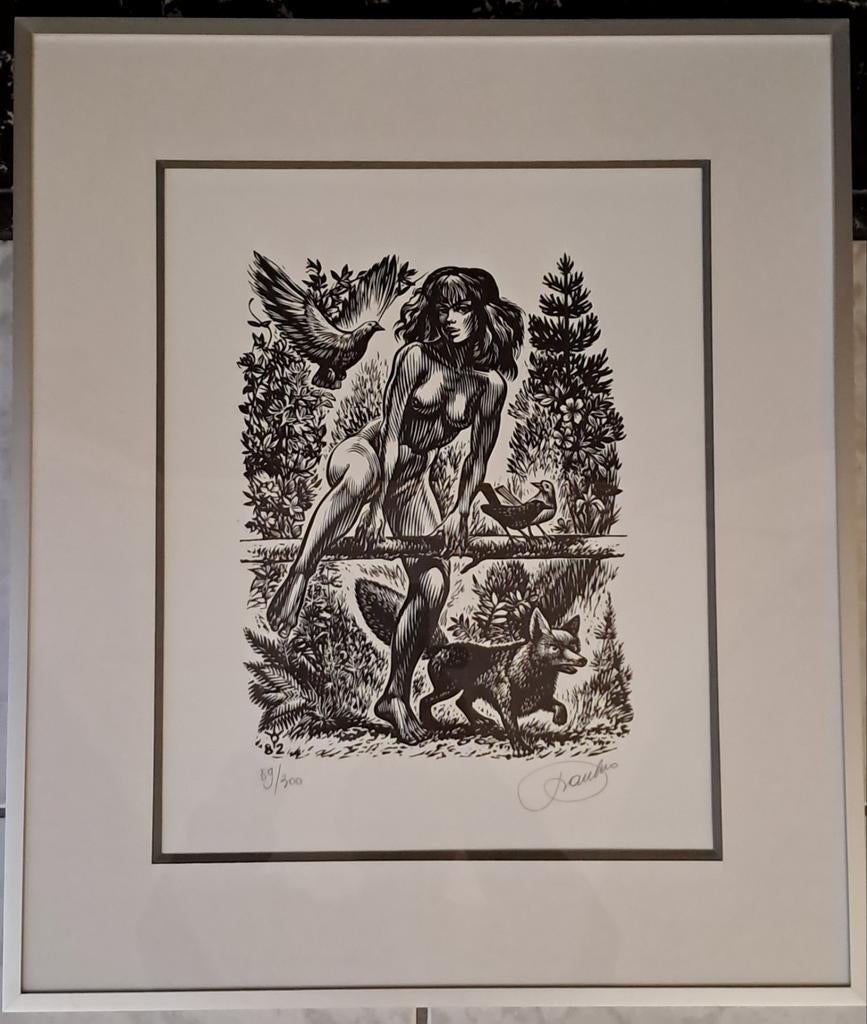 Frank-Ivo van Damme - houtsnede 59/300, Ophalen