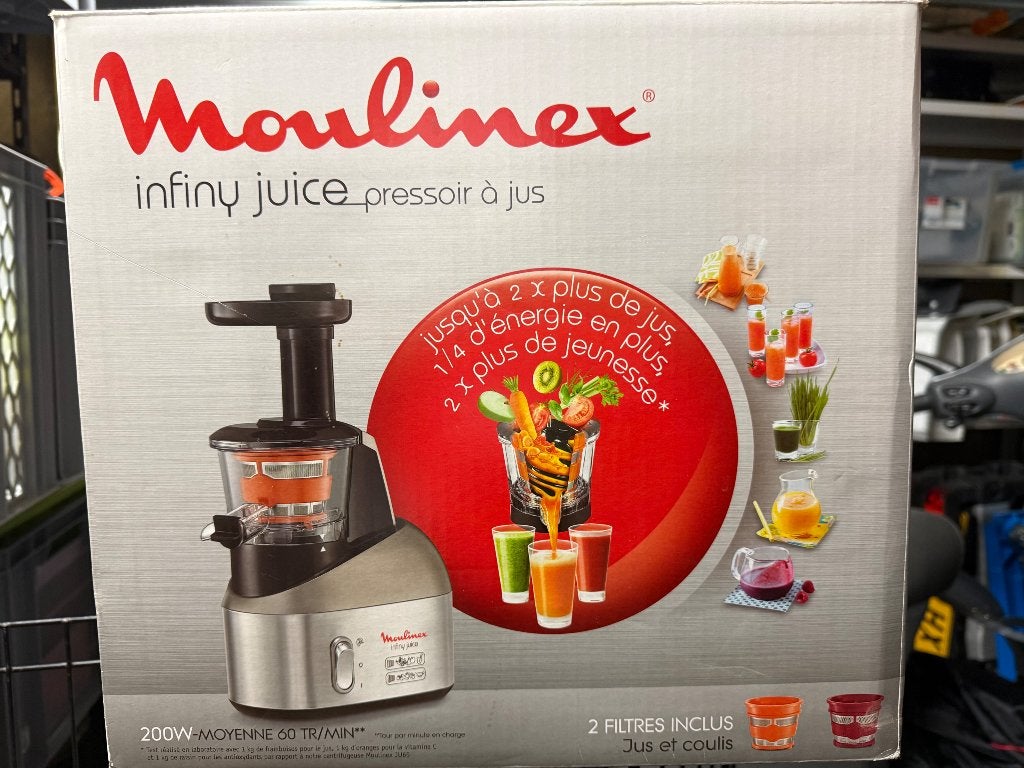 Moulinex infiny juice pressoir à jus, Enlèvement, Utilisé, Électrique, Presse-agrumes