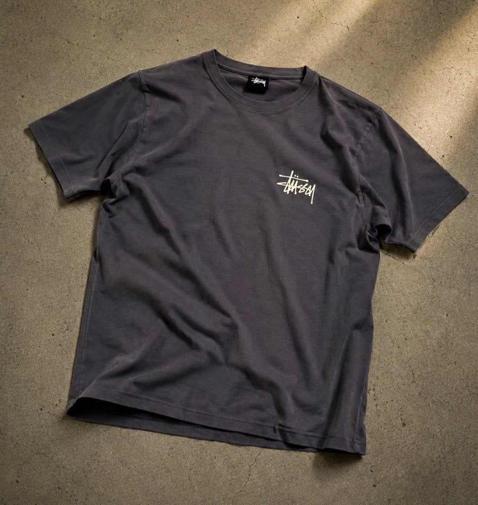 Stüssy heren T-shirt grijs maat M, Kleding | Heren, T-shirts, Maat 48/50 (M), Ophalen of Verzenden, Zo goed als nieuw, Stüssy