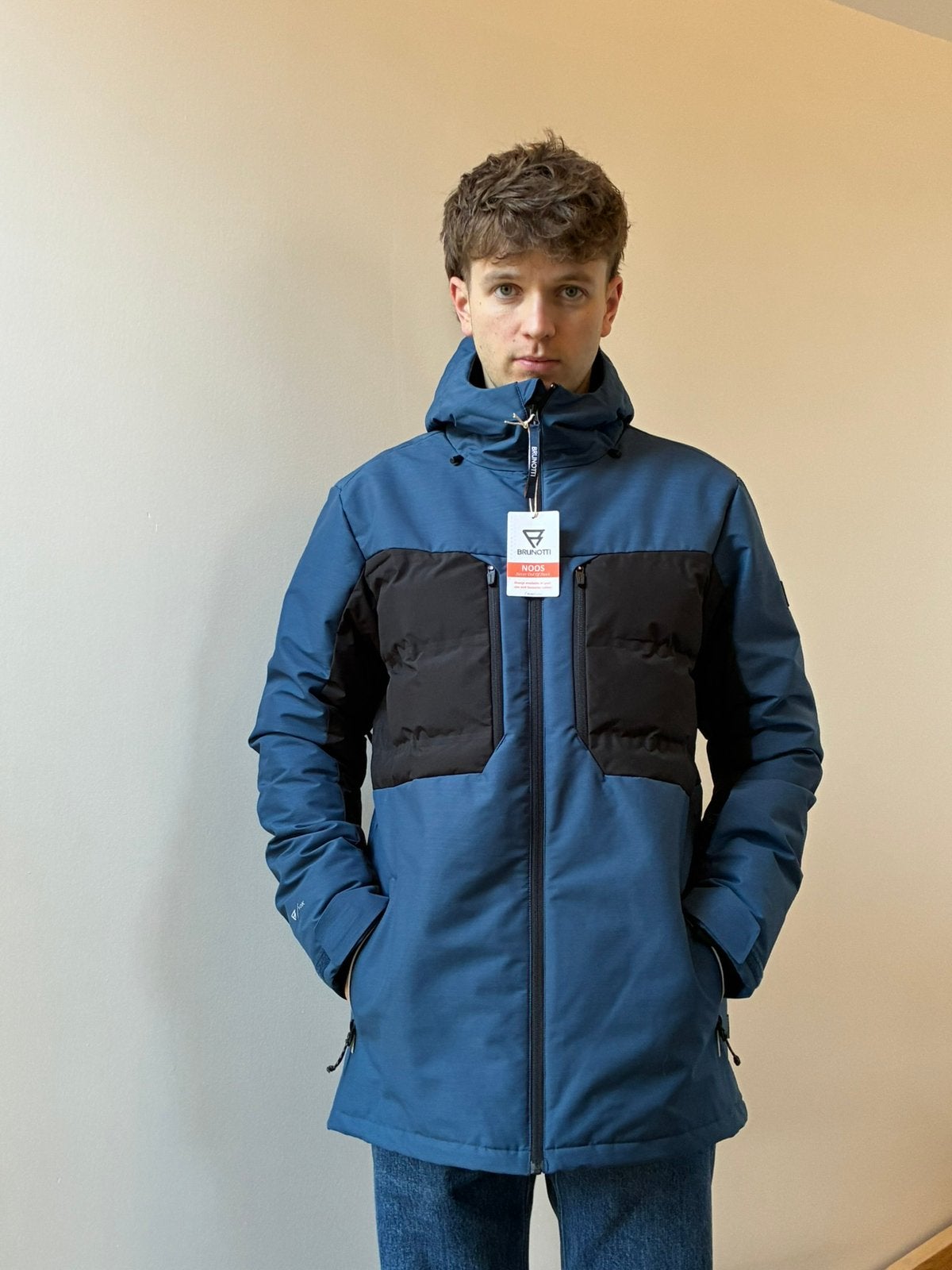 Brunotti ski-jas voor heren L NEW label — blauw/zwart, Kleding | Heren, Wintersportkleding, Ophalen of Verzenden, Nieuw, Maat 52/54 (L)