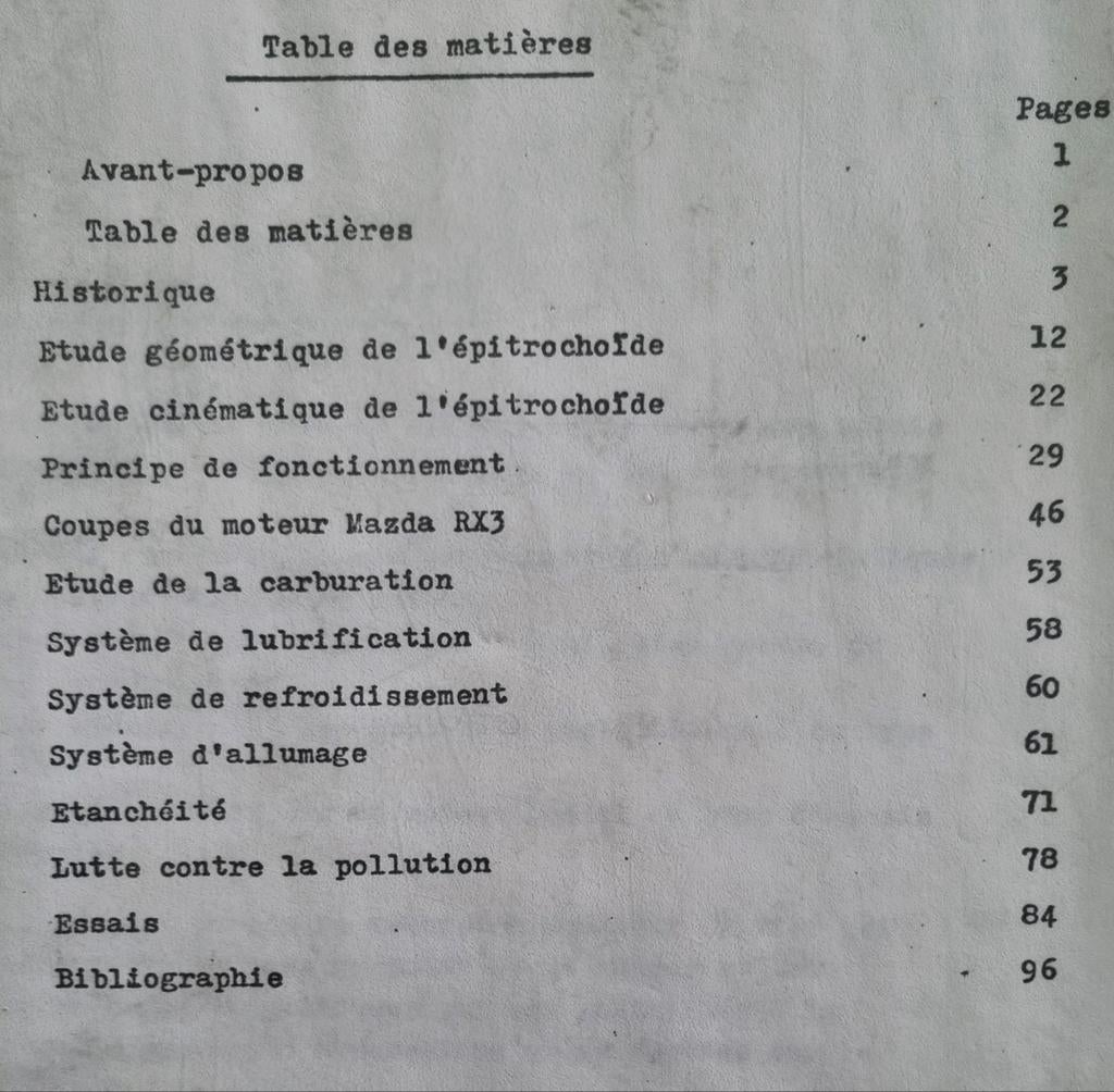 Moteur rotatif, mazda rx, 96 pages, schéma, Enlèvement ou Envoi