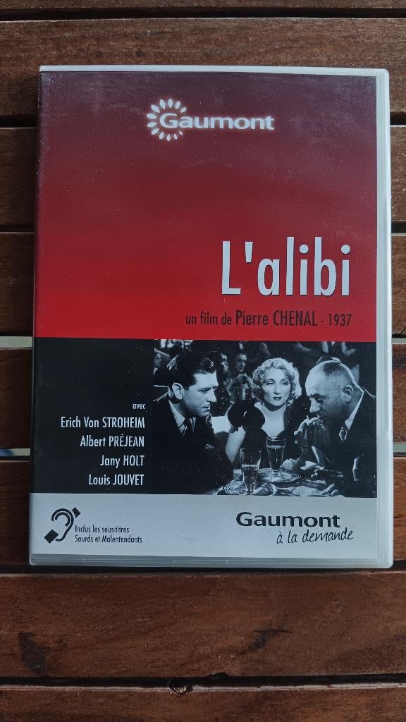 )))  L' alibi  //  Policier  (((, Cd's en Dvd's, Alle leeftijden, Ophalen of Verzenden, Zo goed als nieuw, Detective en Krimi