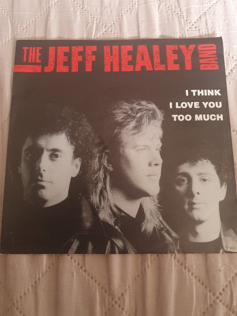 S - The Jeff Healey Band – I Think I Love You Too Much -1990, Cd's en Dvd's, 7 inch, Ophalen of Verzenden, Zo goed als nieuw, EP