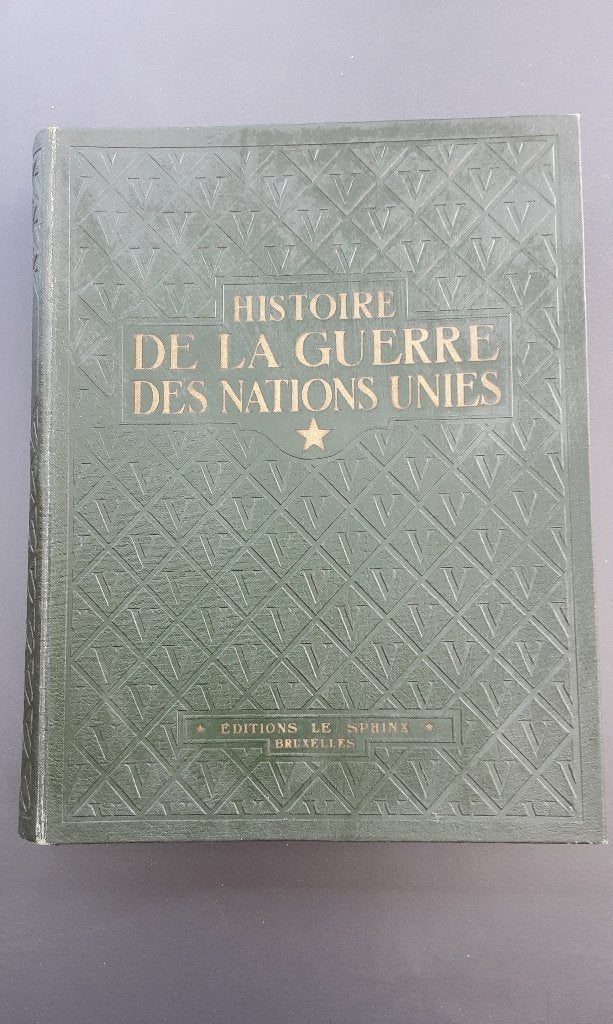WWII, La guerre des nations, 1947, 1ère édition, très belle, Enlèvement ou Envoi, Autres, Livre ou Revue