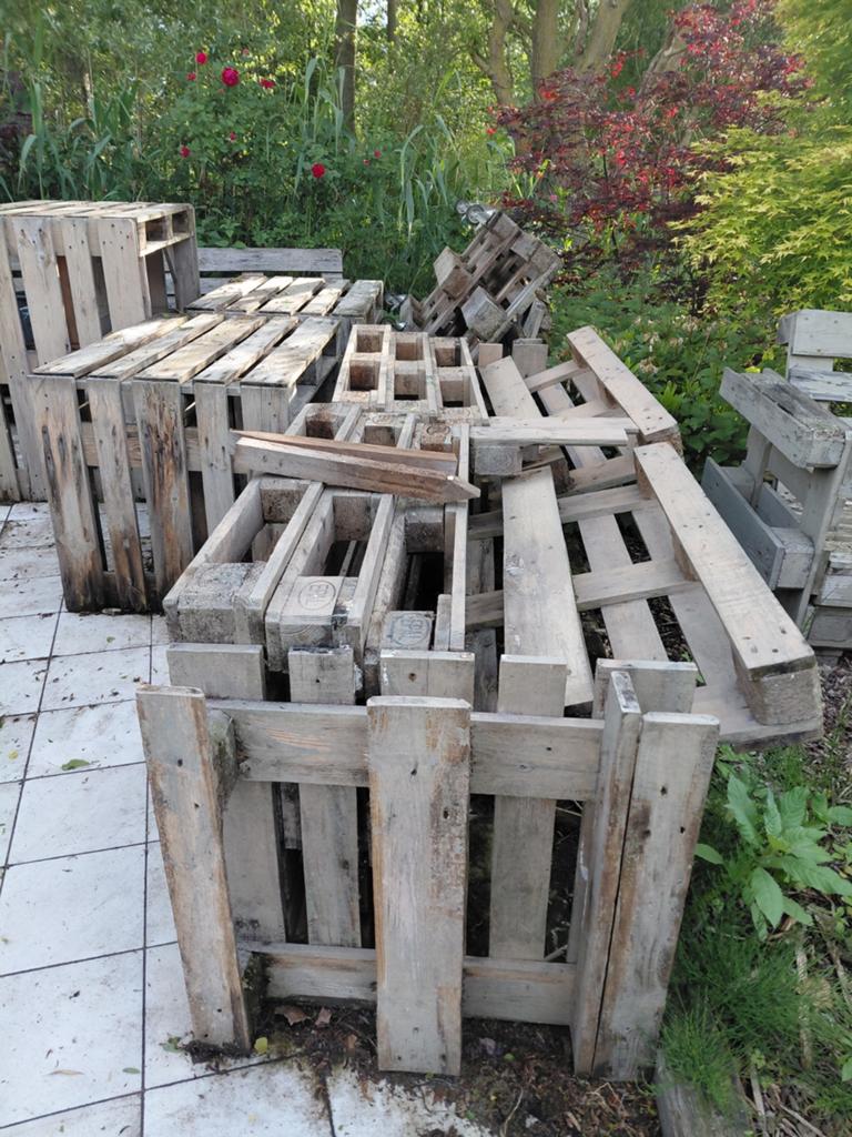 Partij europaletten, Doe-het-zelf en Bouw, Hout en Planken, Ophalen