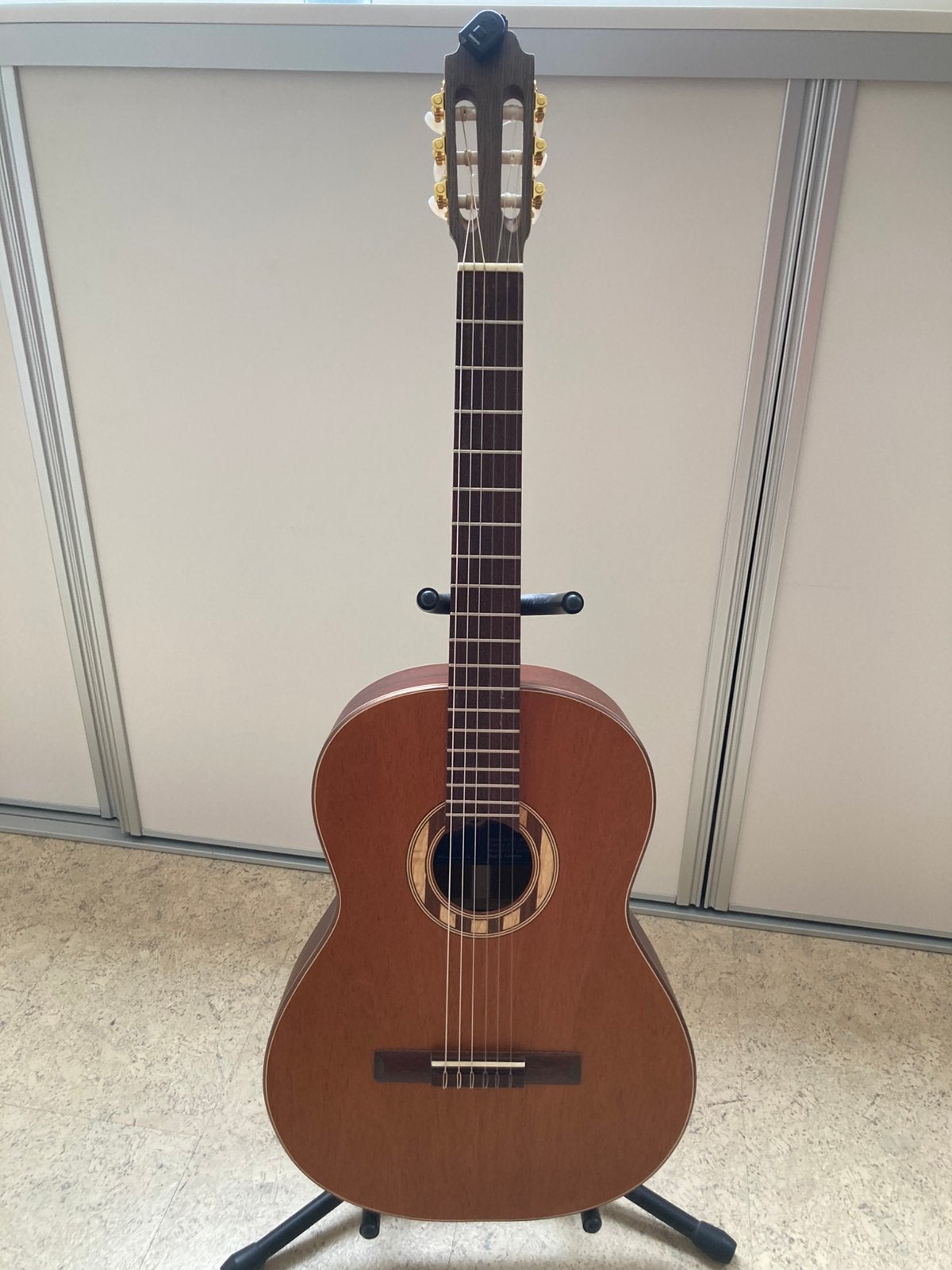 Handgemaakte gitaar (Mahonie) – Luthier Pablo Rueda, Enlèvement, Comme neuf