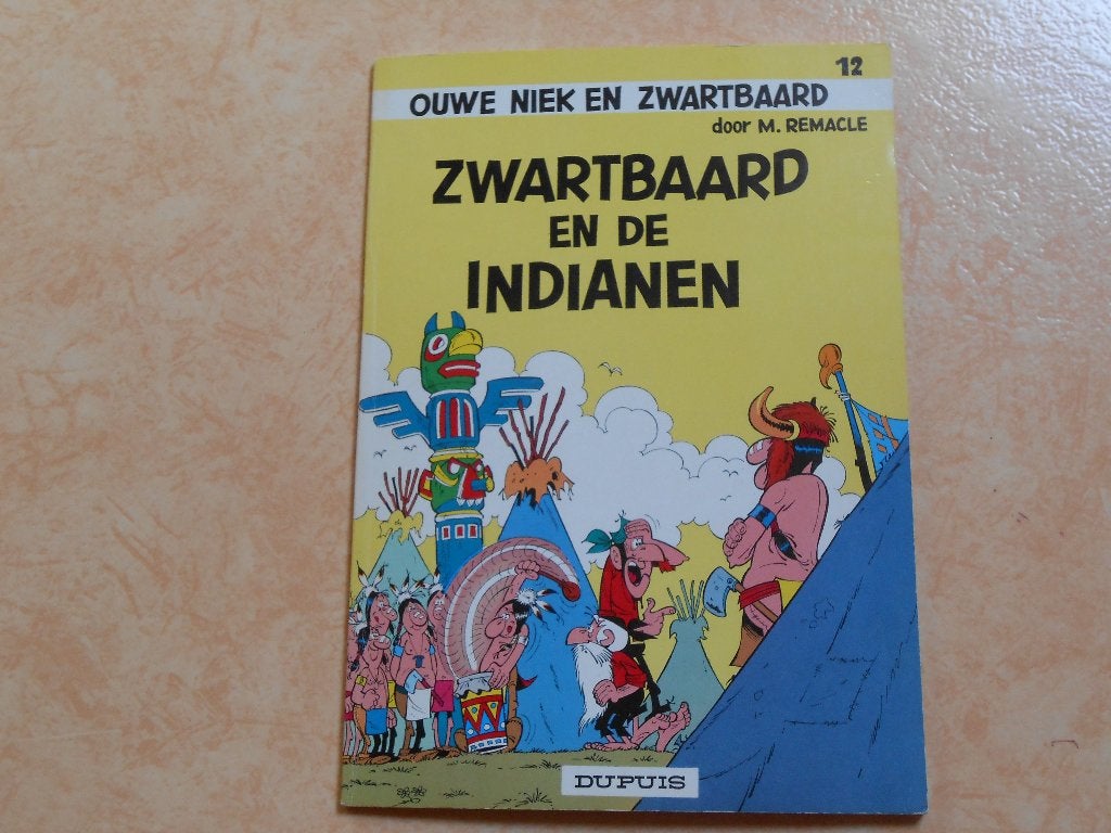 Ouwe Niek en Zwartbaard 12 Zwartbaard en de indianen 1968 1, Boeken, Eén stripboek, M. Remacle, Ophalen of Verzenden, Zo goed als nieuw