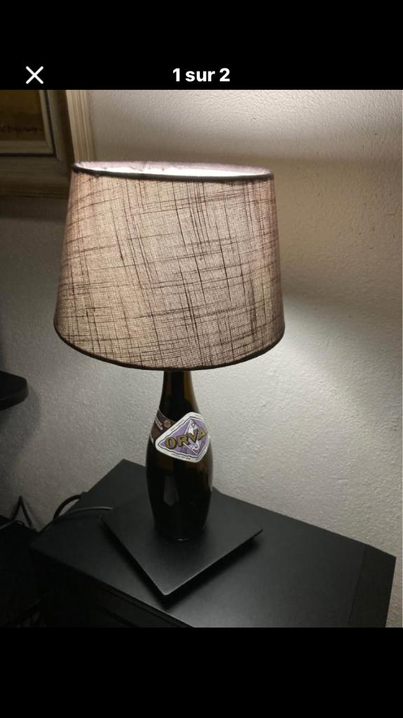 Lampe, Enlèvement, Comme neuf, Moins de 50 cm