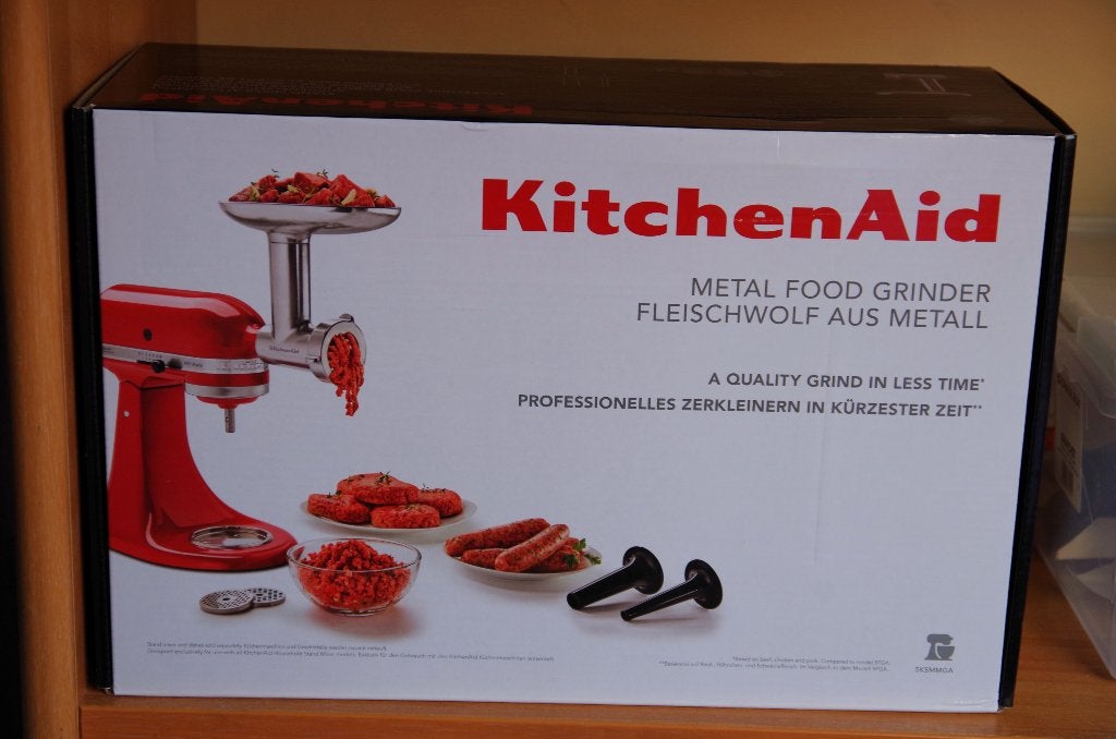 Hachoir à aliments en métal KitchenAid, Electroménager, Moins de 1 litre, Enlèvement ou Envoi, Neuf, 1 vitesse