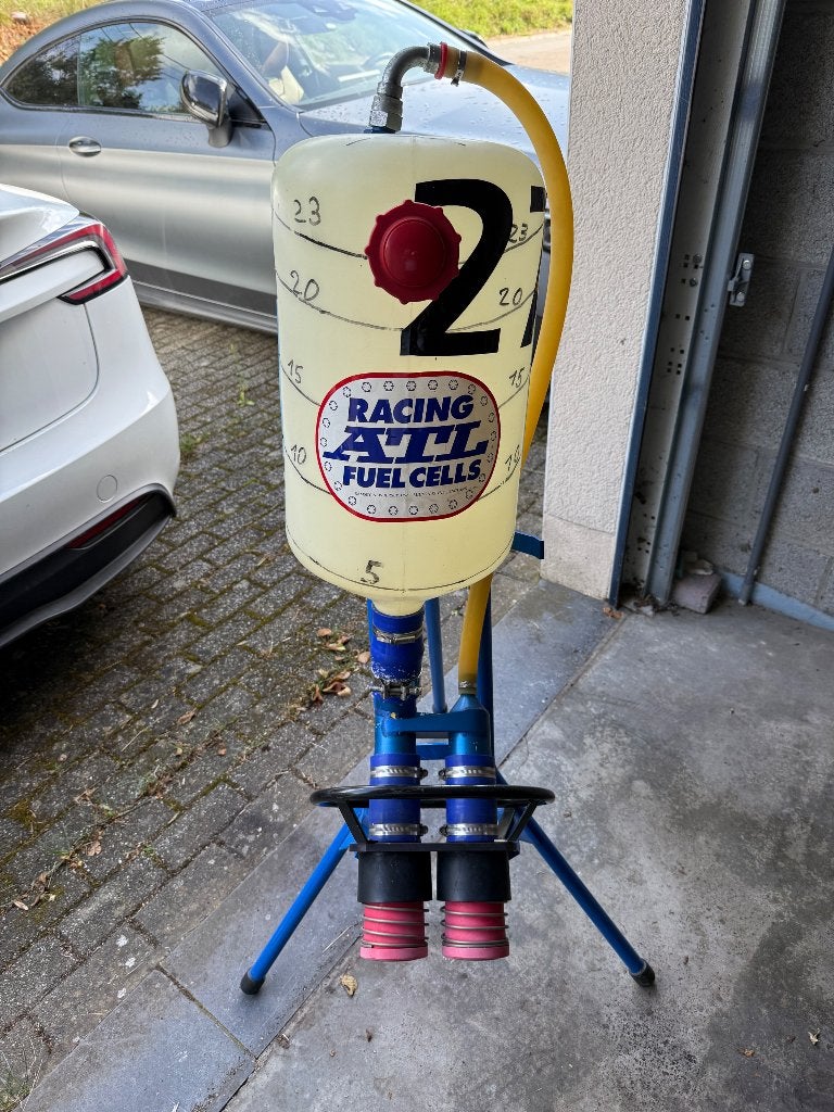 Bidon de remplissage ATL 2’’ double vanne droit 25 litres, Ophalen, Gebruikt