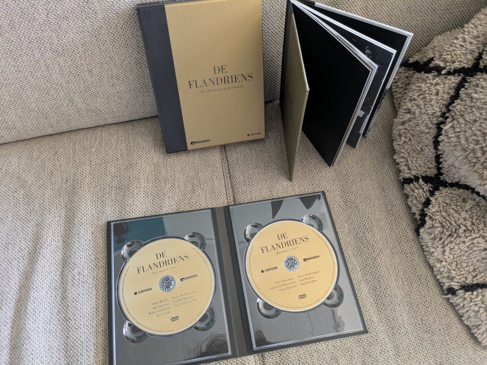 De Flandriens DVD box + fotoboek, Cd's en Dvd's, Ophalen of Verzenden