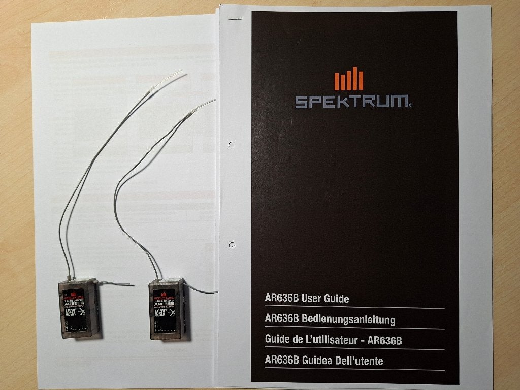 Récepteurs Spektrum AS3X AR636B _ 2 pièces, Enlèvement ou Envoi, Comme neuf, Électro, RTF (Ready to Fly)