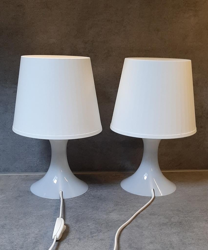 Ikea/ 2 x tafel lamp, Ophalen of Verzenden, Zo goed als nieuw, Kunststof, Minder dan 50 cm