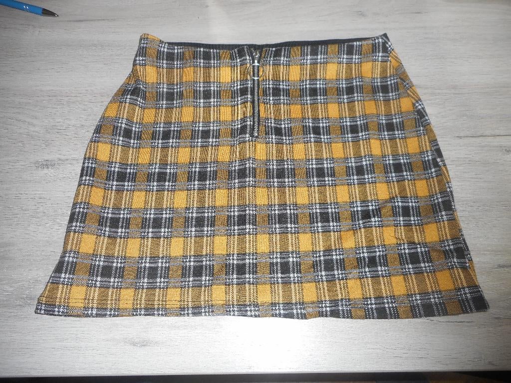 geel zwart careau rokje maat 158 c&a, Kinderen en Baby's, Kinderkleding | Maat 158, Ophalen of Verzenden, Zo goed als nieuw, Meisje