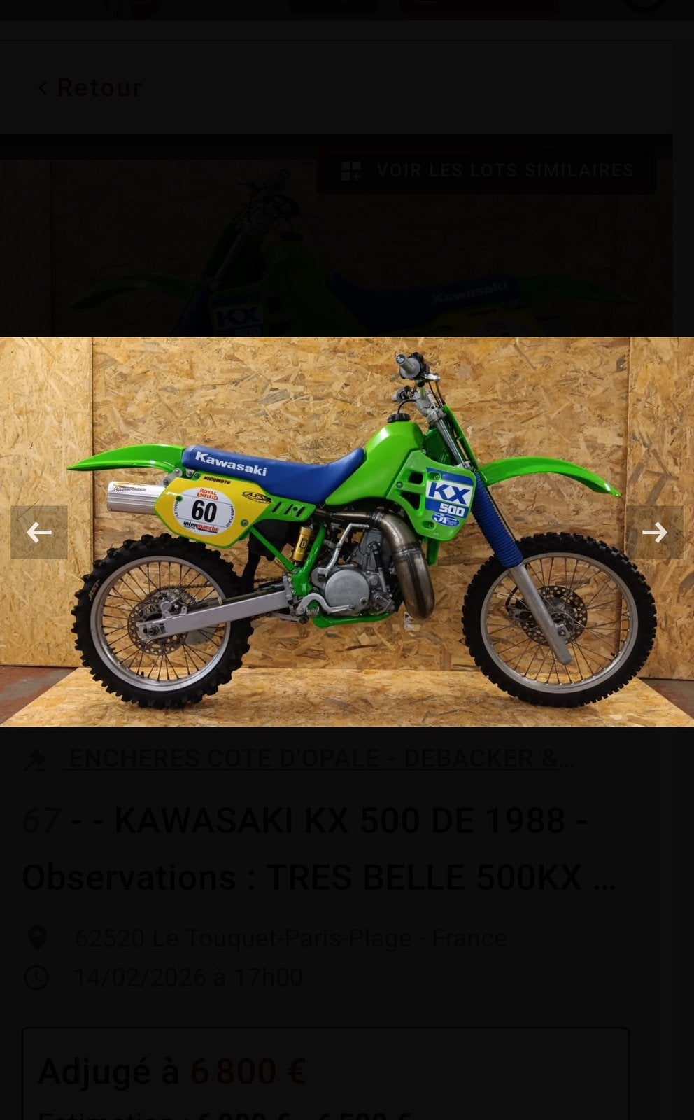 KX 500, Motoren, Bedrijf, Overig