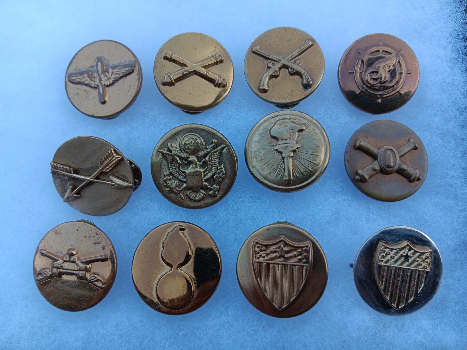us ww2 collar disque, Ophalen of Verzenden