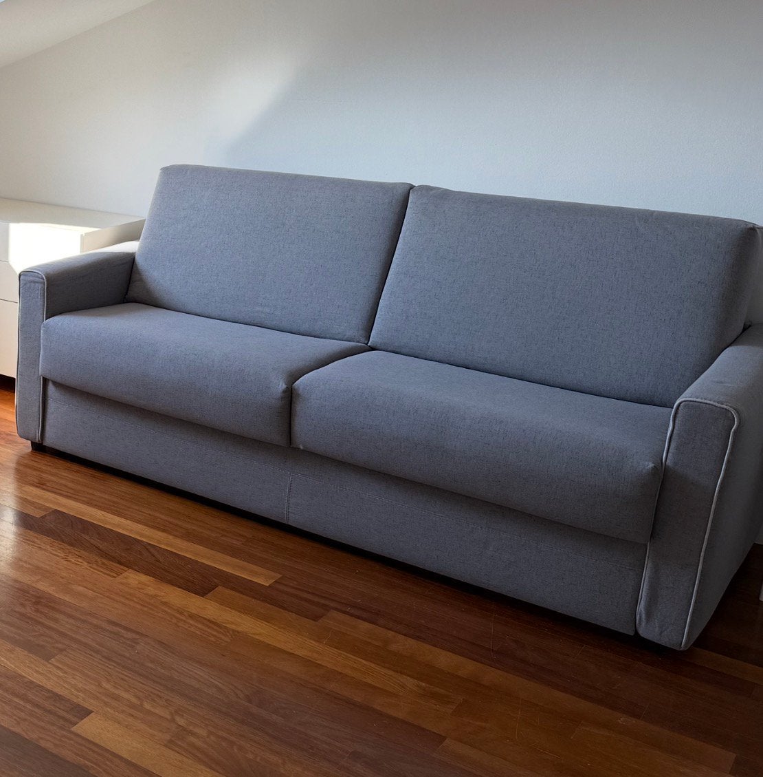 Slaapbank / Zetelbed (Sleepworld), Huis en Inrichting, Ophalen, 100 cm, Tweepersoons, Zo goed als nieuw