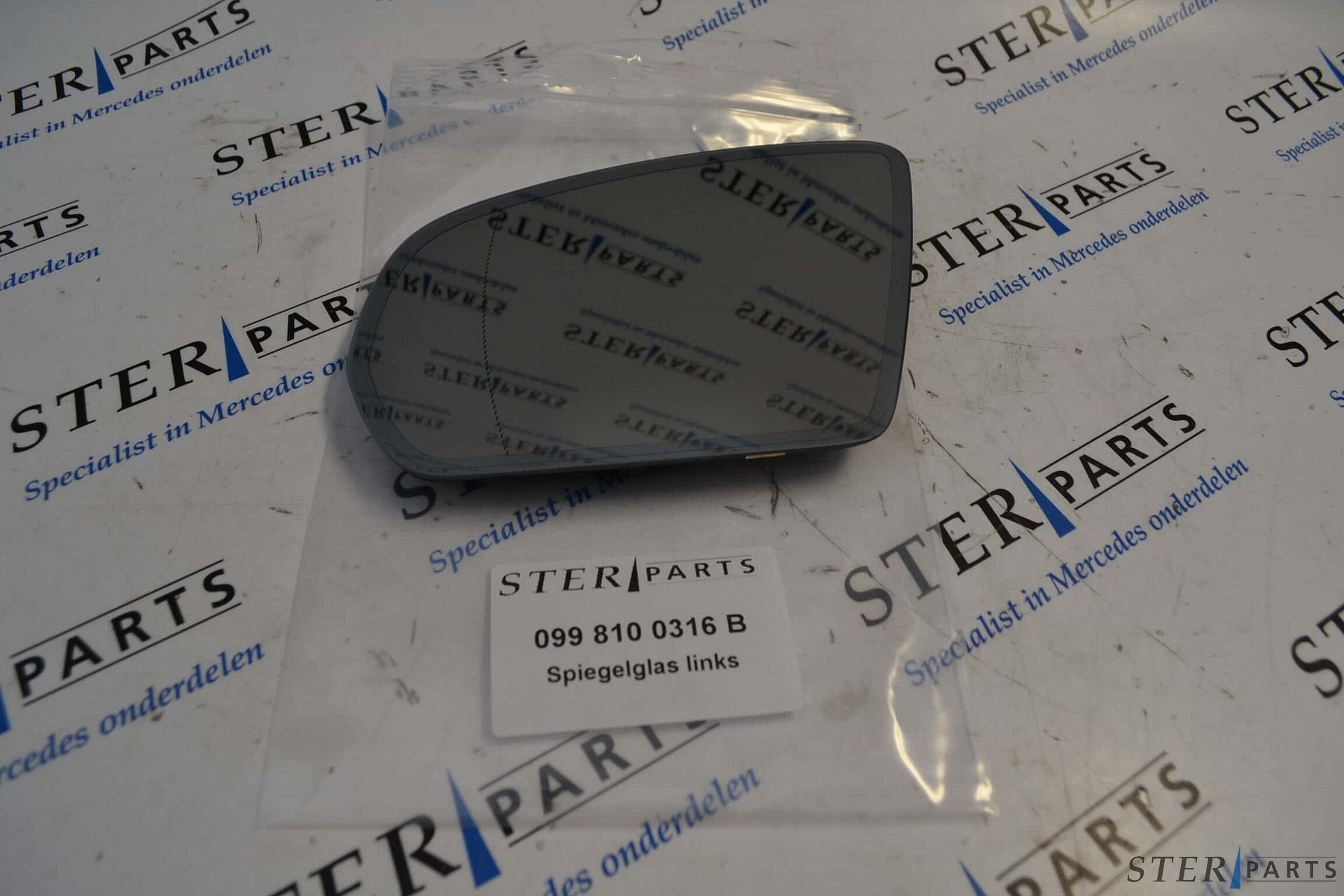 Spiegelglas links Mercedes E-klasse W213 A 0998100316, Gebruikt, -, Ophalen of Verzenden, -